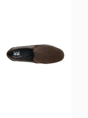 SAS Men's Brown Slip-On Loafer - Comfort Footbed
